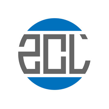 ZCL letter logo design on white background. ZCL creative initials circle logo concept. ZCL letter design.