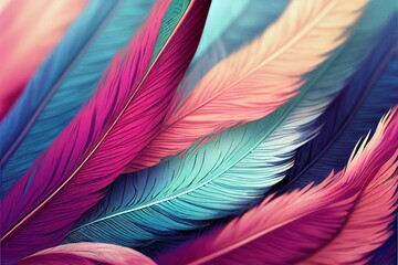 3d wallpaper feather and background texture