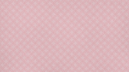 七宝の文様が一面に入った和紙風の背景素材・テクスチャ　8K UHDサイズ　赤・ピンク・桃色　春