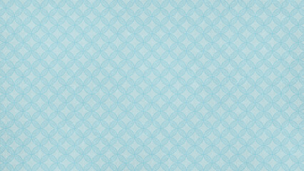 七宝の文様が一面に入った和紙風の背景素材・テクスチャ　8K UHDサイズ　青・水色