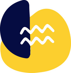 hand draw shape abstract element