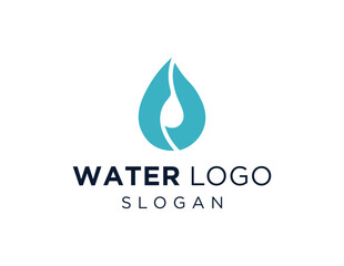 Logo design about Water on a white background. made using the CorelDraw application.