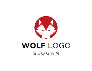 Logo design about Wolf on a white background. made using the CorelDraw application.