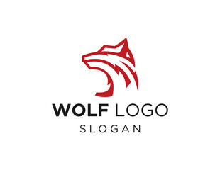 Logo design about Wolf on a white background. made using the CorelDraw application.