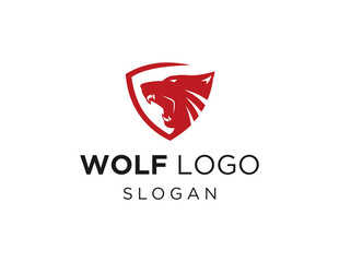 Logo design about Wolf on a white background. made using the CorelDraw application.