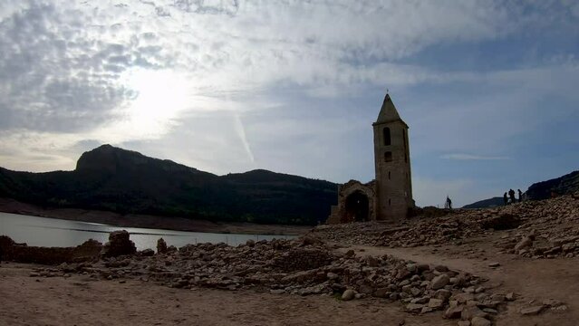 Views of Sau Swamp in Catalonia.