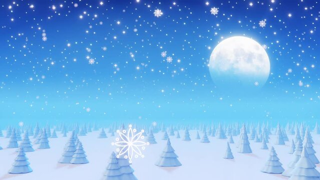 Christmas Snow Land is motion footage for festival films and cinematic in celebrate scene. Also good background for scene and titles, logos.