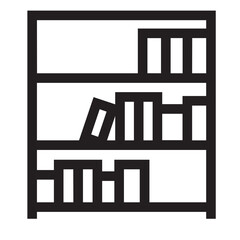 book furniture households interior room icon