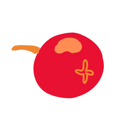 Autumn leaves colorful flat set of maple, oak, birch, bush, grass, yellow orange autumn trees and autumn bushes icons with golden autumn foliage leaves.