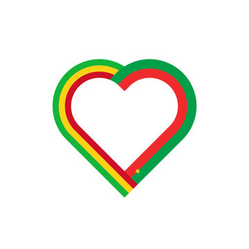 recommend clip art: friendship concept. heart ribbon icon of mali and burkina faso flags. vector illustration isolated on white background