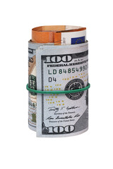 Money and finance concept, new one hundred dollars ... 