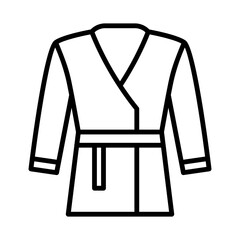 Illustration of Shaolin Robe design Icon