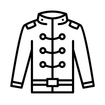 Military Jacket clip art preview