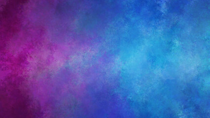 Fototapeta na wymiar 紫と青のペイントグラデーション背景