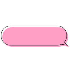 Speech bubble vector illustration