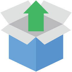 Parcel Flat Illustration