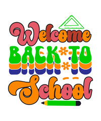 Hello Back to School SVG, First day of School Svg, Retro Back to School Svg Bundle, Svg Files for Cricut & Silhoutte, Png Sublimation,Back to school svg bundle, School bundle svg, students svg bundle