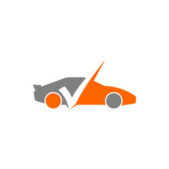 Auto Car Logo Icon isolated on white background