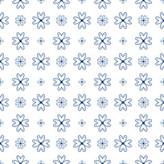 seamless pattern with flowers 