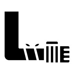 plastered glyph icon style