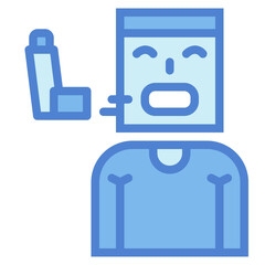 inhaler two tone icon style