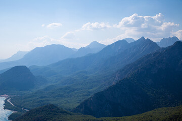 Mountain landscape. Mountains in Turkey