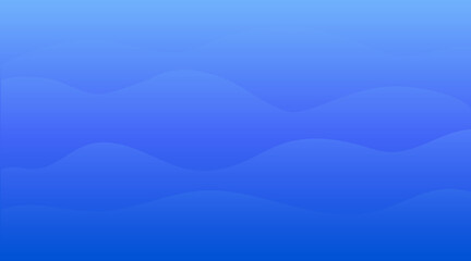 Abstract wavy background. Blue gradient backdrop. For print, design and graphic resources.