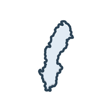 recommend clip art: Color illustration icon for swedish