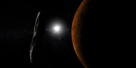 Oumuamua, interstellar object, orbiting near Venus planet
