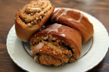 Delicious handmade hazelnut cake
