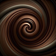 Chocolate swirl. Creamy and delicious. Great for advertising and packaging. 