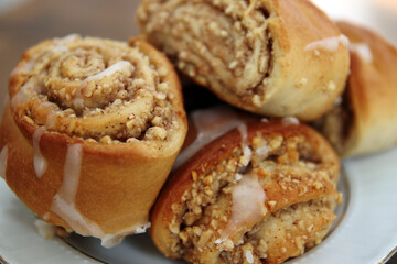 Delicious handmade hazelnut cake