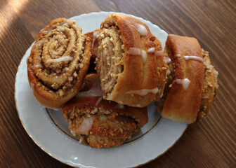 Delicious handmade hazelnut cake