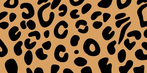 Artistic modern simple minimalistic abstract - leopard skin pattern. The wool pattern is hand drawn on the background