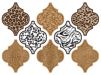 Arabesque Christmas Ornament, Animal Pattern Christmas Ornaments, Christmas Decoration, Cricut Cut File 