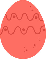 eggs for a happy Easter with patterns
