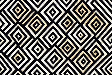 A beautiful Geometric Ornament Ethnic style border design handmade artwork pattern with watercolor, trending, texture, vintage hand drawing