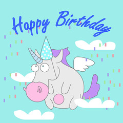 The Air Unicorn wishes you a Happy Birthday