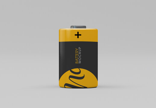 Isolated C Battery Mockup