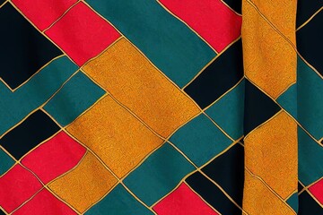 Ajrakh Pattern and block print Pattern and batik print Background digital printing textile pattern