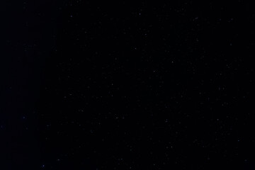 view on stars in dark night sky