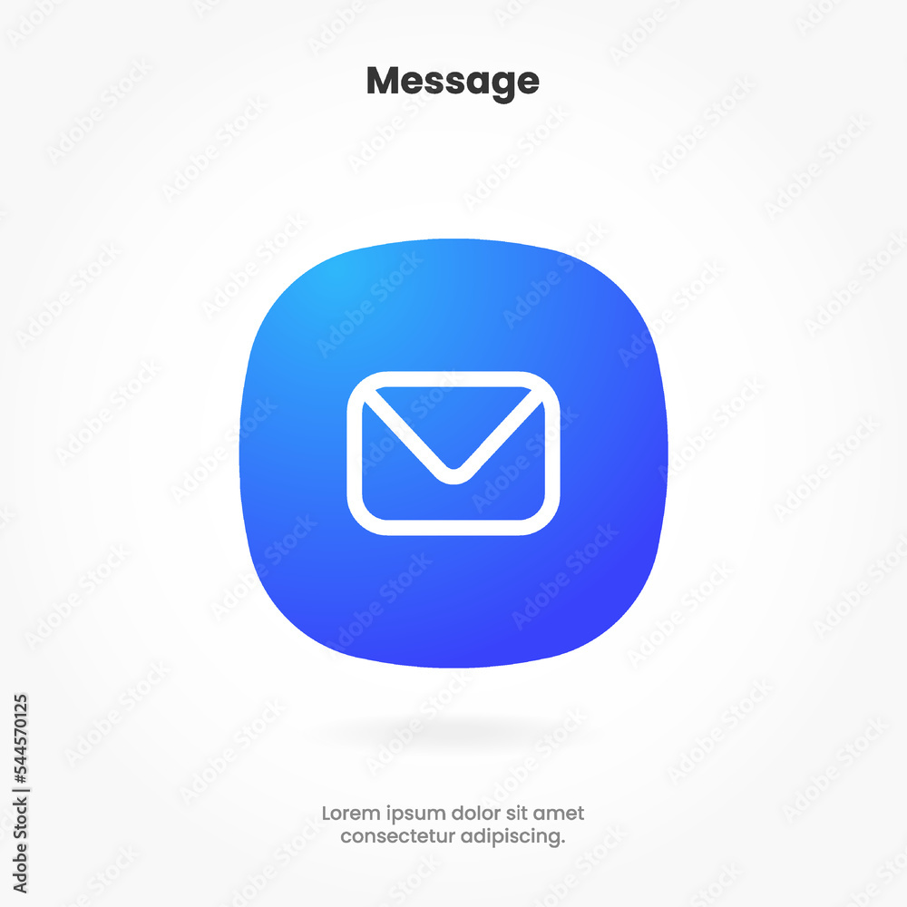 Leinwandbilder 3d isolated vector elements. minimal modern message, chat, speak, dialog, chatting icon emblem symbo