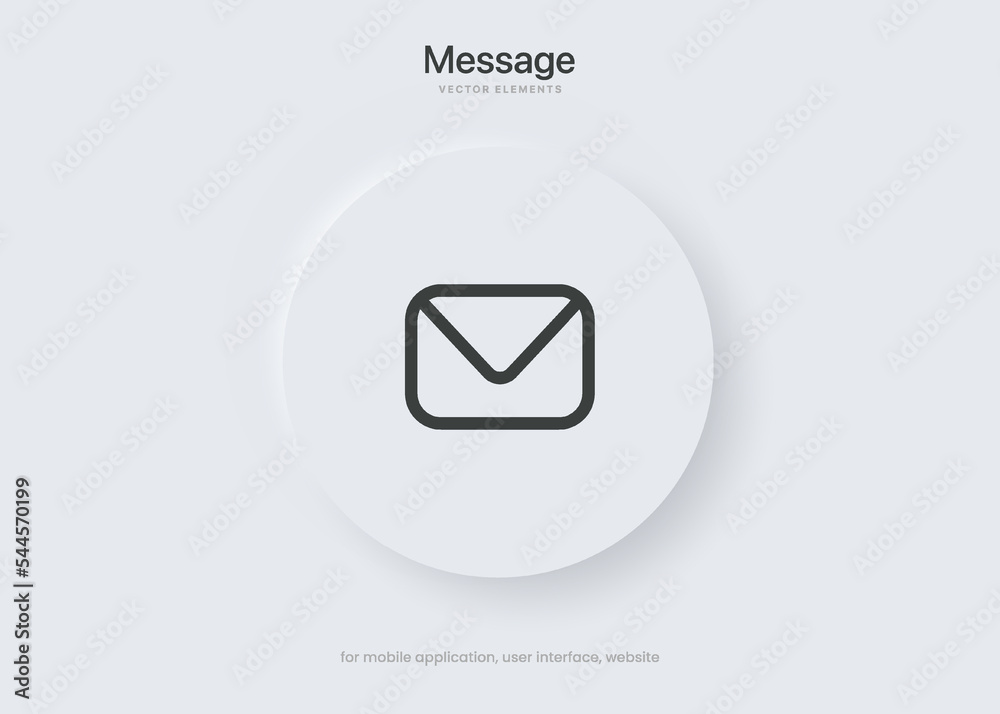 Leinwandbilder 3d isolated vector elements. minimal modern message, chat, speak, dialog, chatting icon emblem symbo