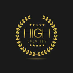 Naklejka premium High quality laurel wreath label