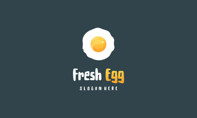 Fresh Egg Logo template designs, Yummy egg logo vector illustration