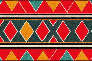 Motif ethnic handmade border beautiful art. Ethnic leaf floral background art. folk embroidery, Mexican, Peruvian, Indian, Asia, Moroccan, Turkey, and Uzbek style. Aztec geometric art ornament print.