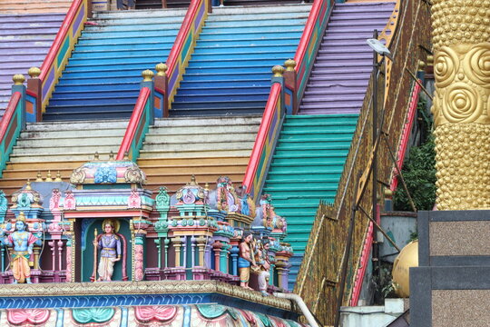 colorful temple in an Asian country 