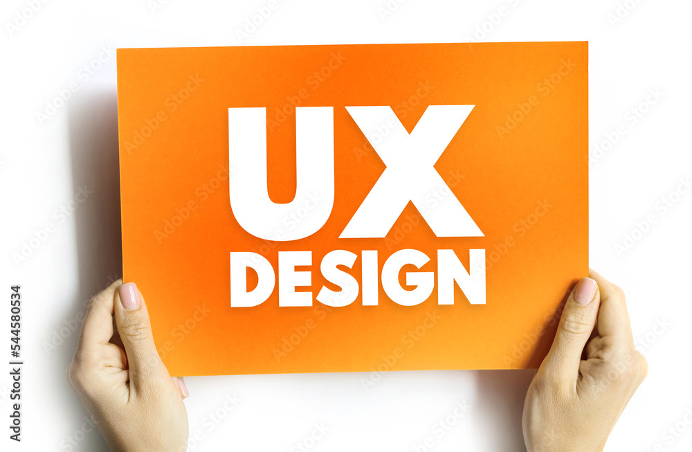 Poster ux design - process of creating evidence-based, interaction designs between human users and products