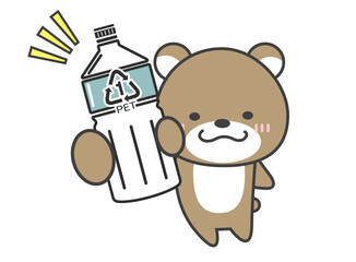 ペットボトル　くま