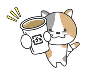 プラコップ　ねこ